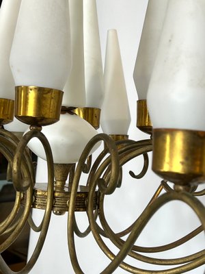 Large Mid-Century Monza 18-Light Chandelier from Arredoluce, 1950s-OT-1145976