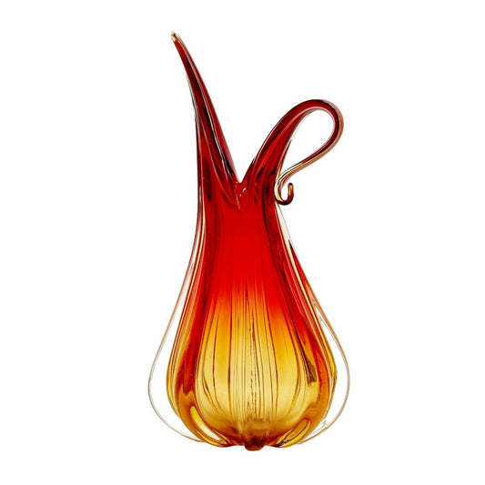 Large Mid-Century Murano Art Glass Pitcher by Flavio Poli for Seguso Veguo Vetri Darte, 1960s