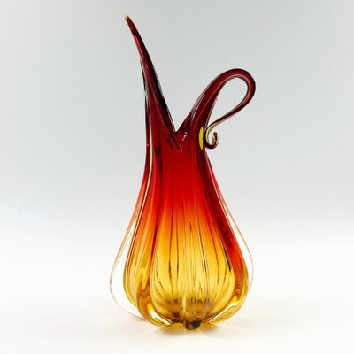 Large Mid-Century Murano Art Glass Pitcher or Vase from Barovier & Toso, Italy, 1960s-BMM-1339132