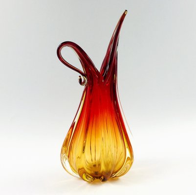 Large Mid-Century Murano Art Glass Pitcher or Vase from Barovier & Toso, Italy, 1960s-BMM-1339132