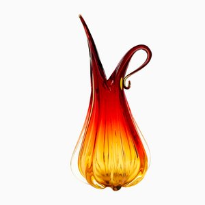 Large Mid-Century Murano Art Glass Pitcher or Vase from Barovier & Toso, Italy, 1960s-BMM-1339132