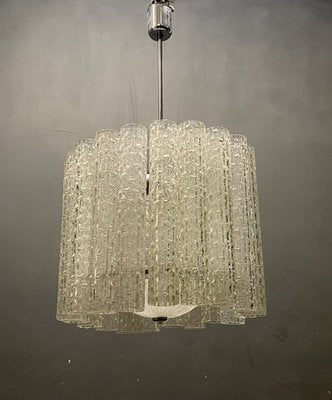 Large Mid-Century Murano Glass Chandelier by Toni Zuccheri, 1970s-JJC-1373111