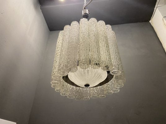 Large Mid-Century Murano Glass Chandelier by Toni Zuccheri, 1970s-JJC-1373111