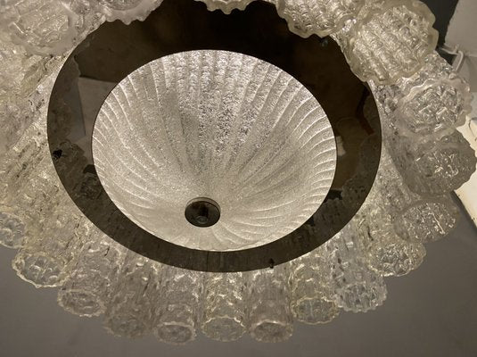 Large Mid-Century Murano Glass Chandelier by Toni Zuccheri, 1970s-JJC-1373111