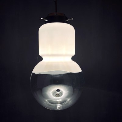 Large Mid-Century Murano Glass Pendant Lamp from Mazzega, 1960s-WQC-884721