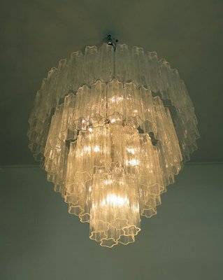 Large Mid-Century Murano Tubular Chandelier-ARN-1306783