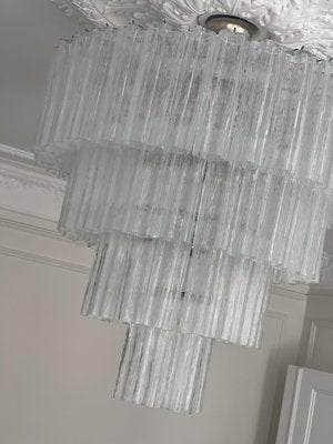 Large Mid-Century Murano Tubular Chandelier-ARN-1306783