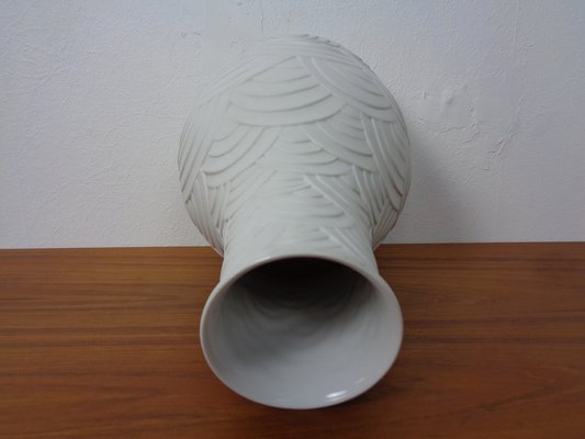 Large Mid-Century Op Art 2058 Vase from Heinrich Selb, 1960s-RDW-1778585