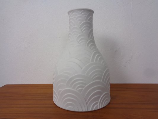 Large Mid-Century Op Art 2058 Vase from Heinrich Selb, 1960s-RDW-1778585