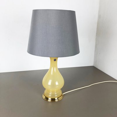 Large Mid-Century Opaline Murano Glass Desk Lamp from Cenedese Vetri-QZ-572041