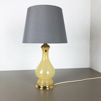 Large Mid-Century Opaline Murano Glass Desk Lamp from Cenedese Vetri-QZ-572041