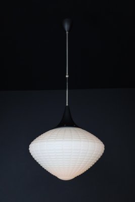 Large Mid-Century Pendant in Opaline Glass, Europe, 1950s-TRW-1812093