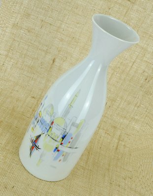 Large Mid-Century Porcelain Vase with Southern City View from Hutschenreuther, 1950s-FH-1257487