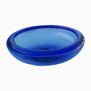 Large Mid-Century Royalblau Holmegaard Bowl by Per Lütken for Royal Copenhagen-QDP-1022942