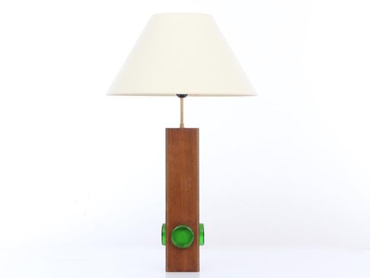 Large Mid-Century Scandinavian Teak Lamp, 1960s-PI-601828