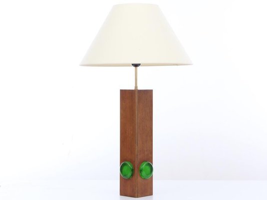 Large Mid-Century Scandinavian Teak Lamp, 1960s-PI-601828