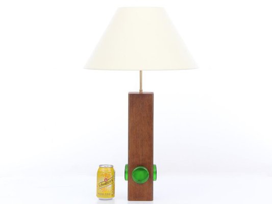 Large Mid-Century Scandinavian Teak Lamp, 1960s-PI-601828