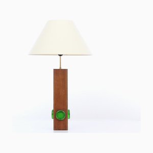 Large Mid-Century Scandinavian Teak Lamp, 1960s-PI-601828