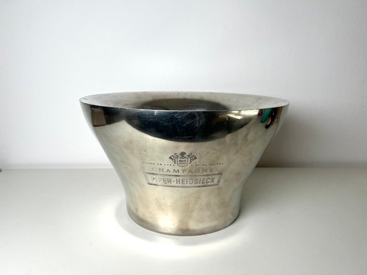 Large Mid-Century Silver-Plated Champagne Cooler from Champagne Piper Heidsieck-KKG-1347631