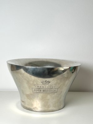 Large Mid-Century Silver-Plated Champagne Cooler from Champagne Piper Heidsieck-KKG-1347631