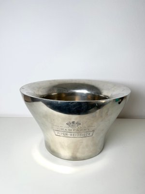 Large Mid-Century Silver-Plated Champagne Cooler from Champagne Piper Heidsieck-KKG-1347631