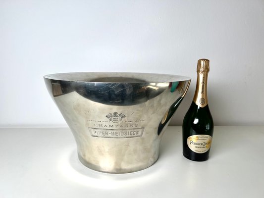 Large Mid-Century Silver-Plated Champagne Cooler from Champagne Piper Heidsieck-KKG-1347631