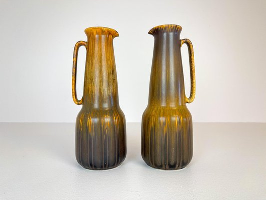 Large Mid-Century Swedish Ceramic Vases by Gunnar Nylund for Rörstrand, Set of 2-UYK-876795