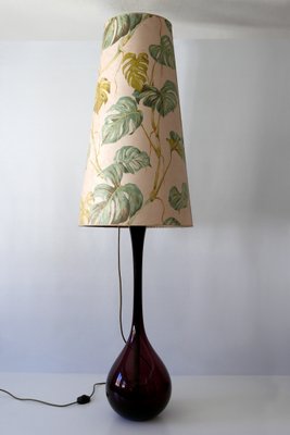 Large Mid-Century Swedish Floor Lamp by Arthur Percy for Gullaskruf, 1950s-WPT-595739