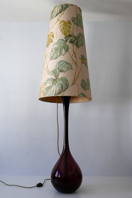 Large Mid-Century Swedish Floor Lamp by Arthur Percy for Gullaskruf, 1950s-WPT-595739