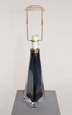 Large Mid-Century Table Lamp by Carl Fagerlund for Orrefors, 1950s-FK-777190