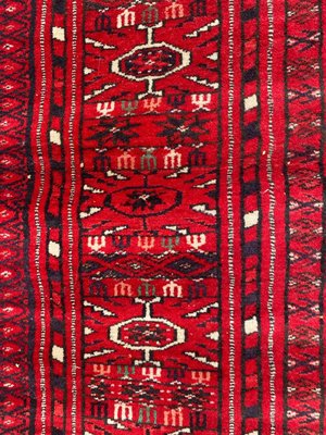 Large Mid Century Turkmen Bokhara Rug-YMM-1073879