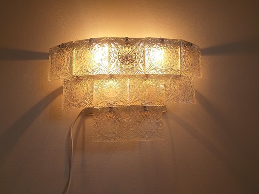 Large Mid-Century Wall Light by Jaroslav Bejvl for Kamenicky Senov, 1970s