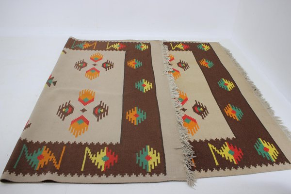 Large Mid-Century Wool Kilim Rug, 1960s-TZ-920260