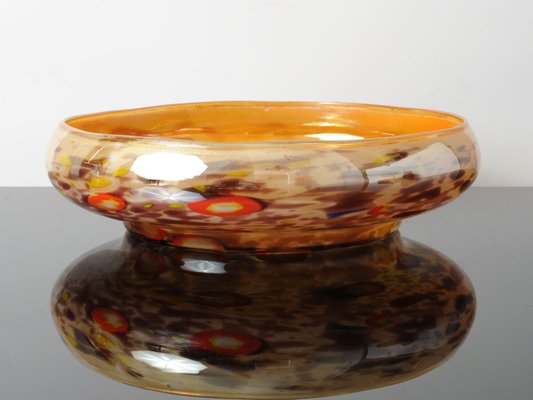 Large Millefiori Glass Bowl from Wilhelm Kralik Sohn, 1920s-IXK-767411