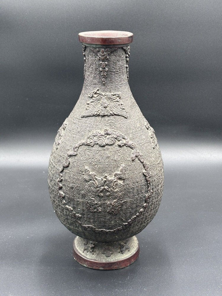 Large Ming Dynasty Bronze Vase