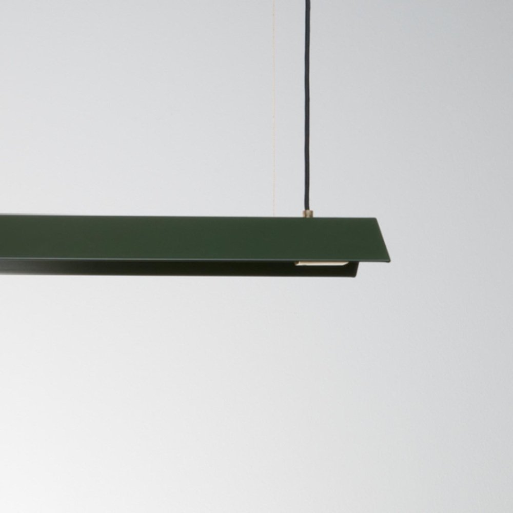 Large Misalliance Ex Bottle Green Suspended Light by Lexavala