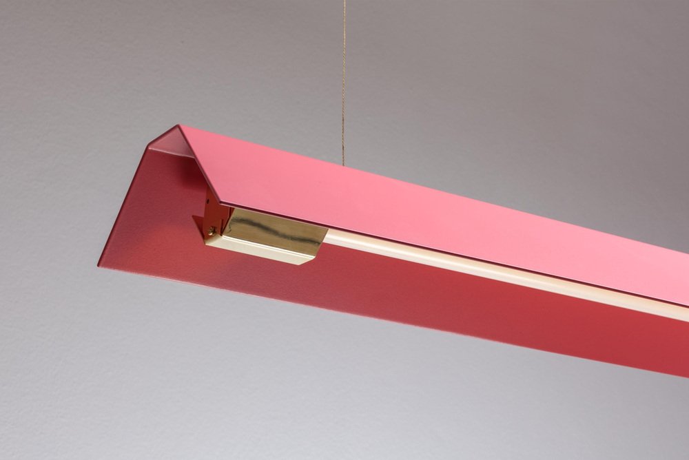 Large Misalliance Ex Pink Suspended Light by Lexavala