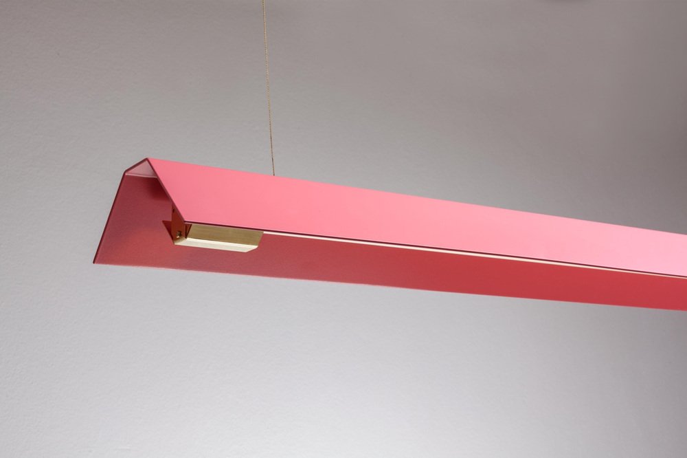 Large Misalliance Ex Pink Suspended Light by Lexavala