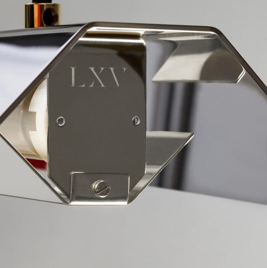 Large Misalliance Inox Suspended Light by Lexavala