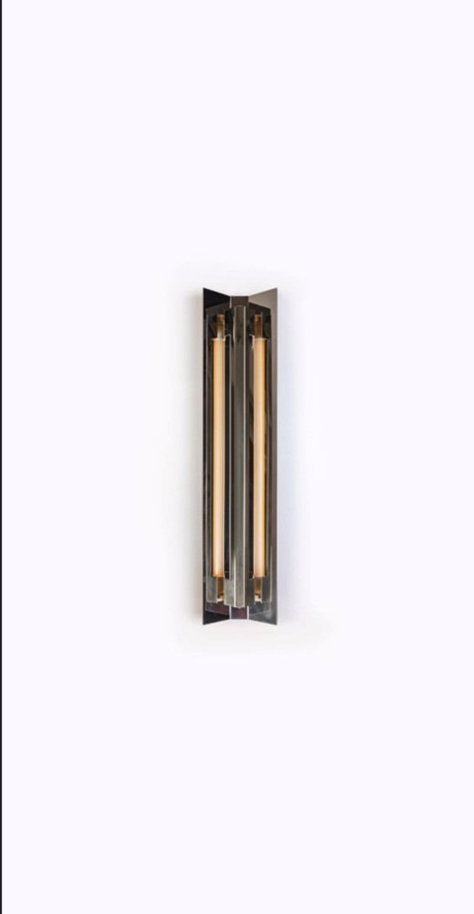 Large Misalliance Inox Wall Light by Lexavala