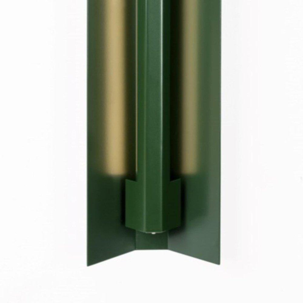 Large Misalliance Ral Bottle Green Wall Light by Lexavala