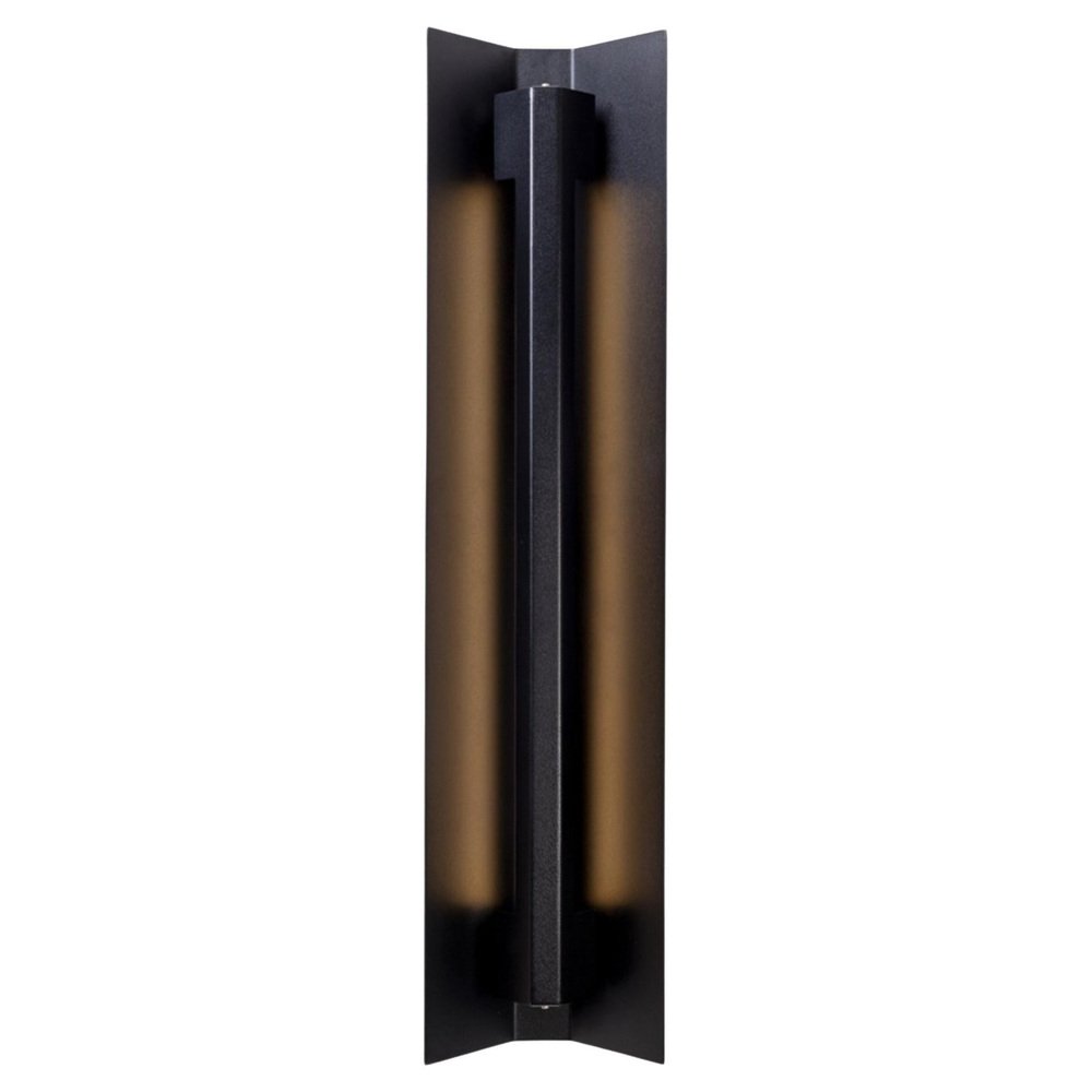 Large Misalliance Ral Jet Black Wall Light by Lexavala