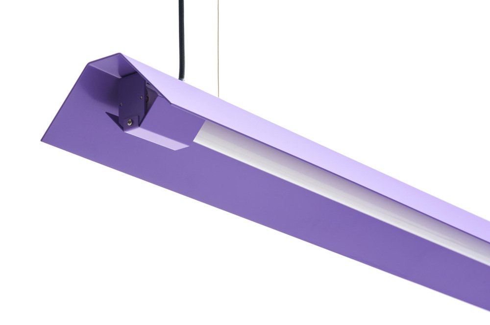 Large Misalliance Ral Lavender Suspended Light by Lexavala