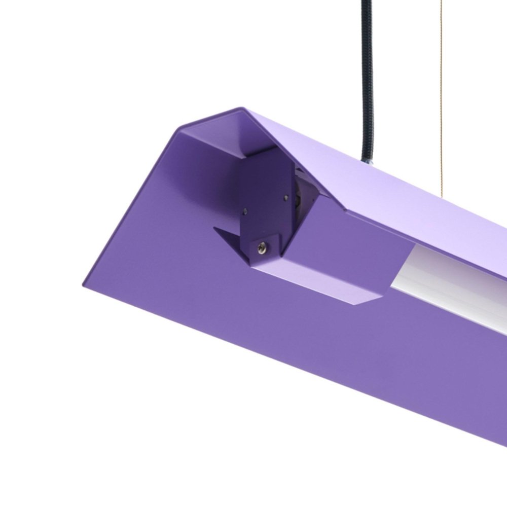 Large Misalliance Ral Lavender Suspended Light by Lexavala