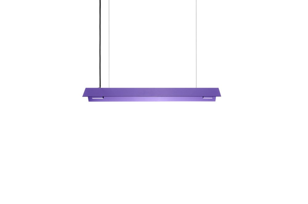 Large Misalliance Ral Lavender Suspended Light by Lexavala