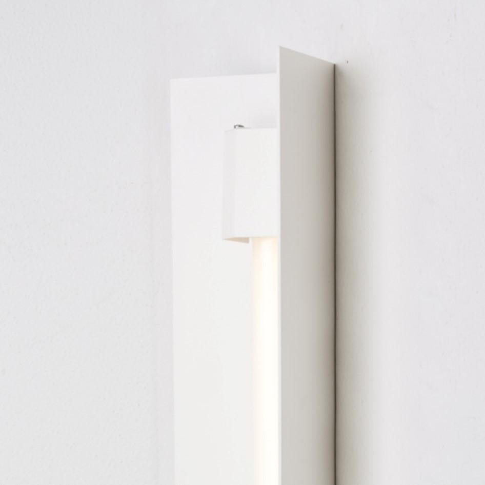 Large Misalliance Ral Pure White Wall Light by Lexavala