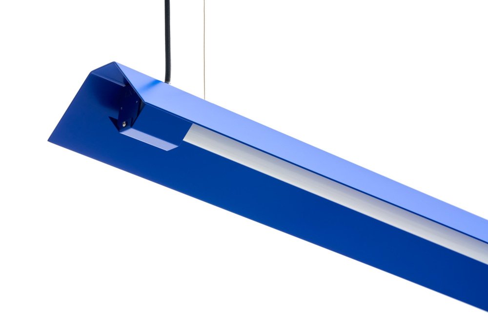 Large Misalliance Ral Ultramarine Suspended Light by Lexavala