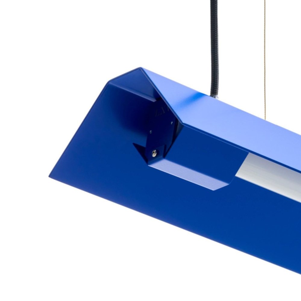 Large Misalliance Ral Ultramarine Suspended Light by Lexavala