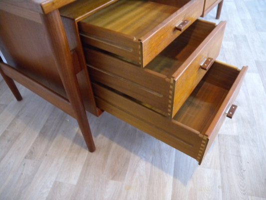 Large Model 207 Desk in Teak by Arne Vodder for Sibast, Denmark, 1950s-FEO-1776159