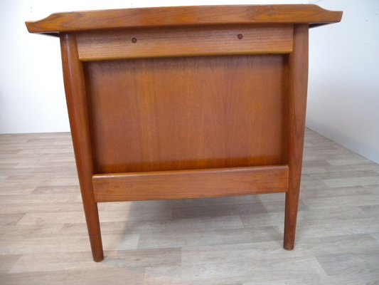 Large Model 207 Desk in Teak by Arne Vodder for Sibast, Denmark, 1950s-FEO-1776159